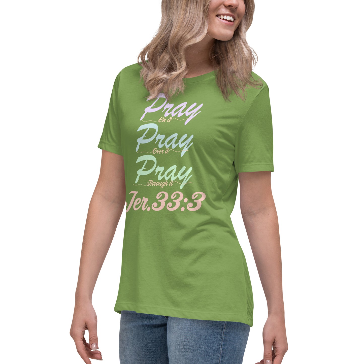 Women's Relaxed "Prayer - Jer 33:3 (KJV)" T-Shirt