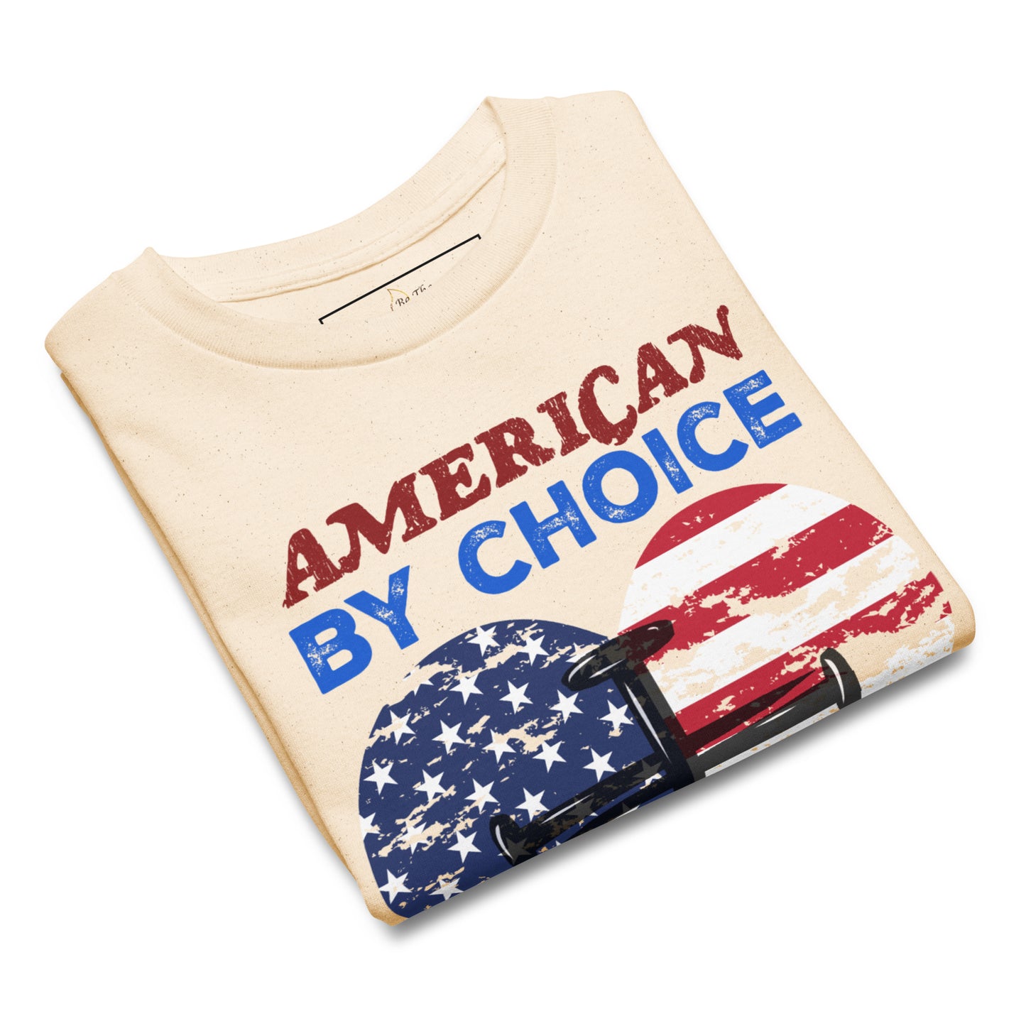 “American by Birth, Christian by the Grace of God” girl's classic tee