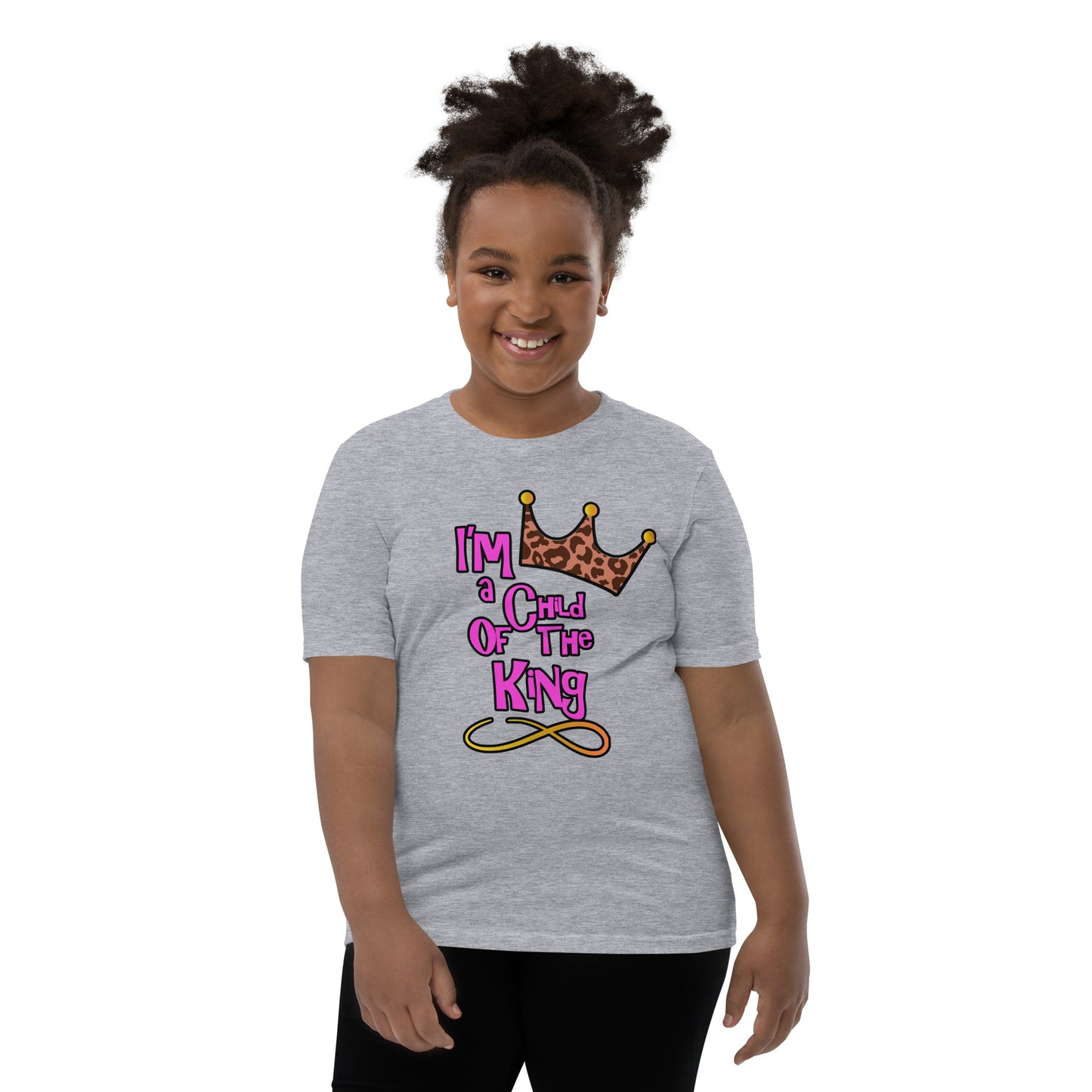 "I’m a child of The King" - Youth Short Sleeve T-Shirt