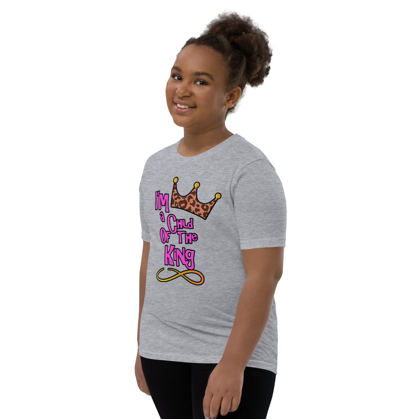 "I’m a child of The King" - Youth Short Sleeve T-Shirt