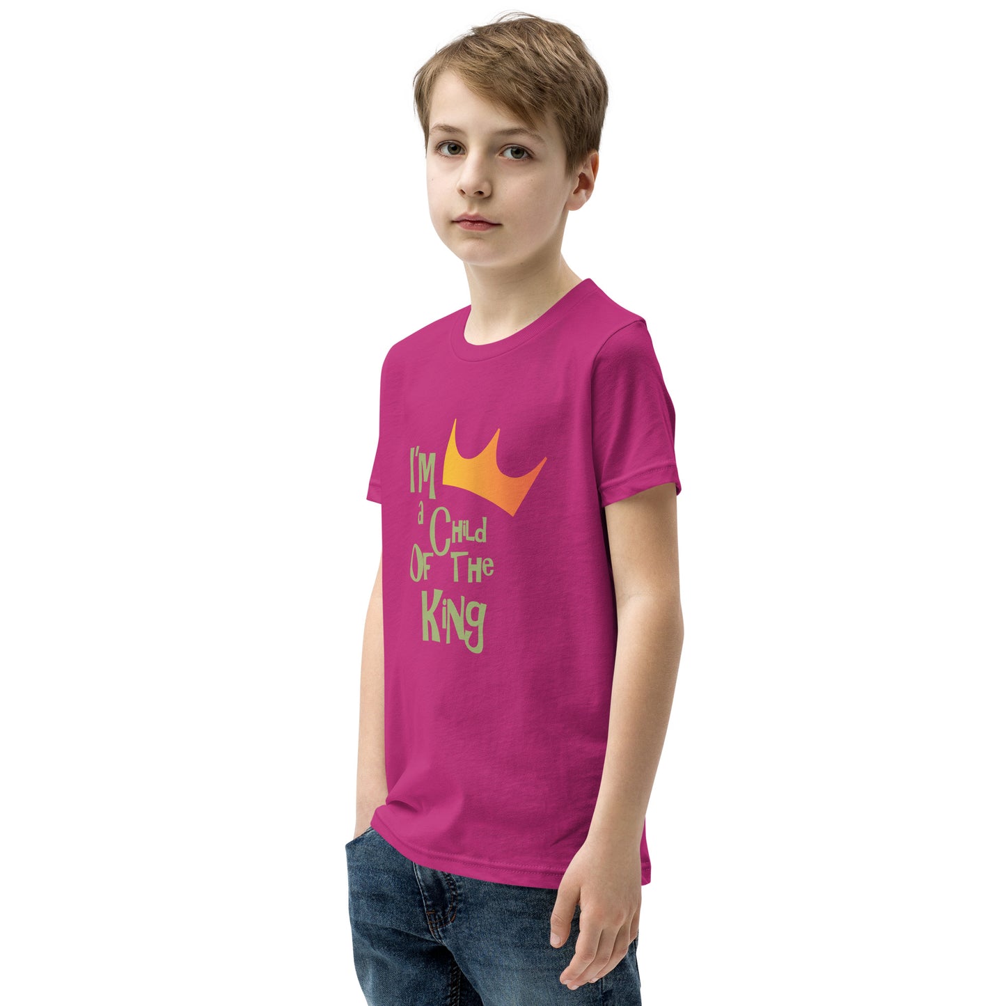 "I’m a child of The King" - Youth Short Sleeve T-Shirt