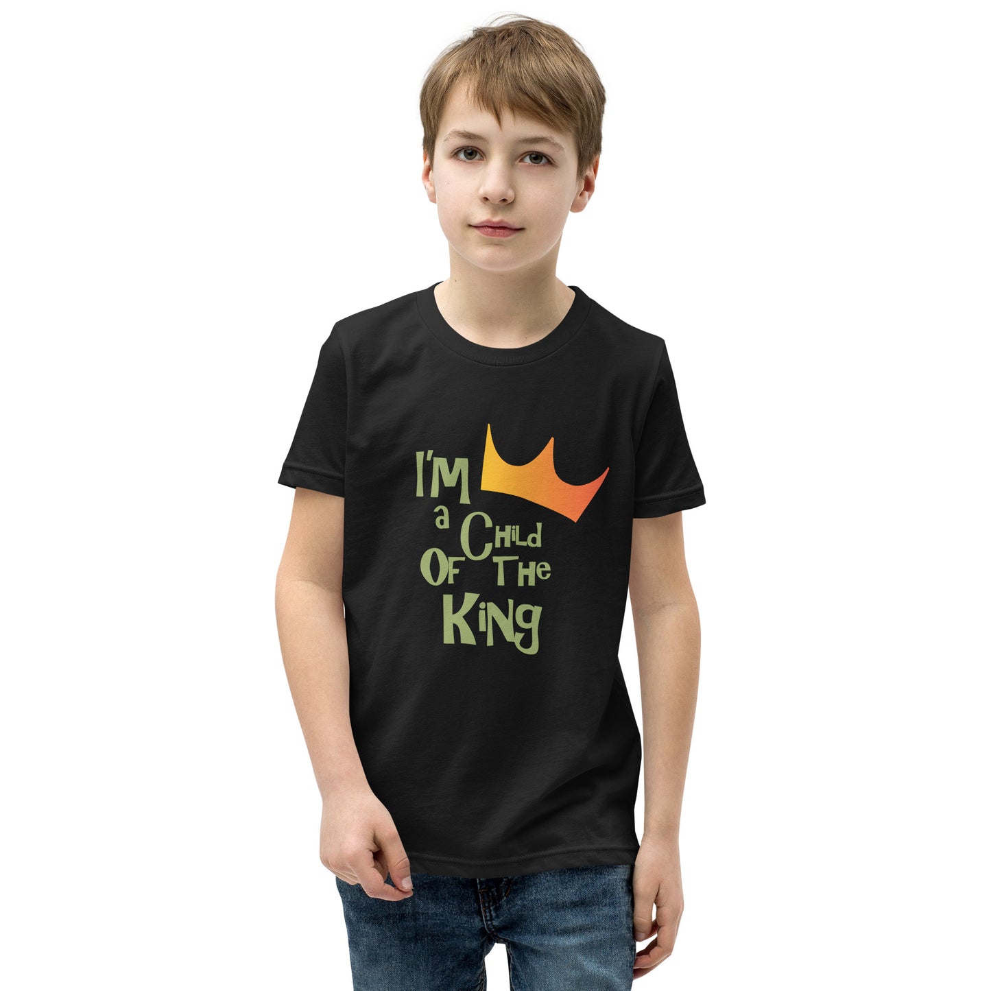 "I’m a child of The King" - Youth Short Sleeve T-Shirt