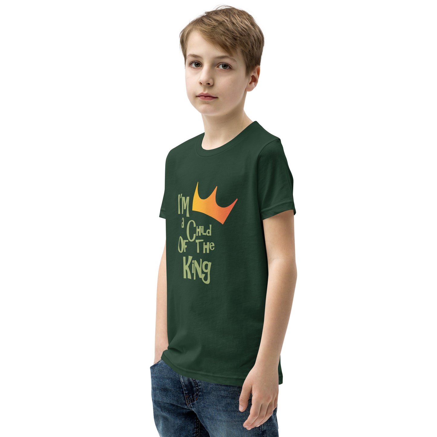 "I’m a child of The King" - Youth Short Sleeve T-Shirt