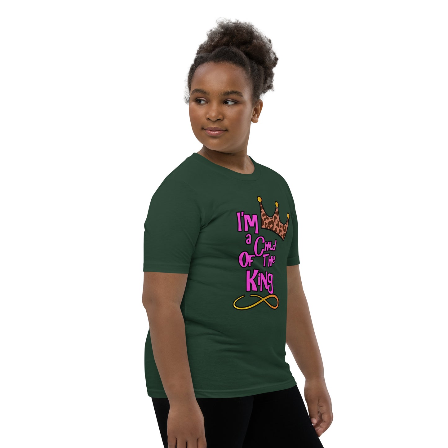 "I’m a child of The King" - Youth Short Sleeve T-Shirt