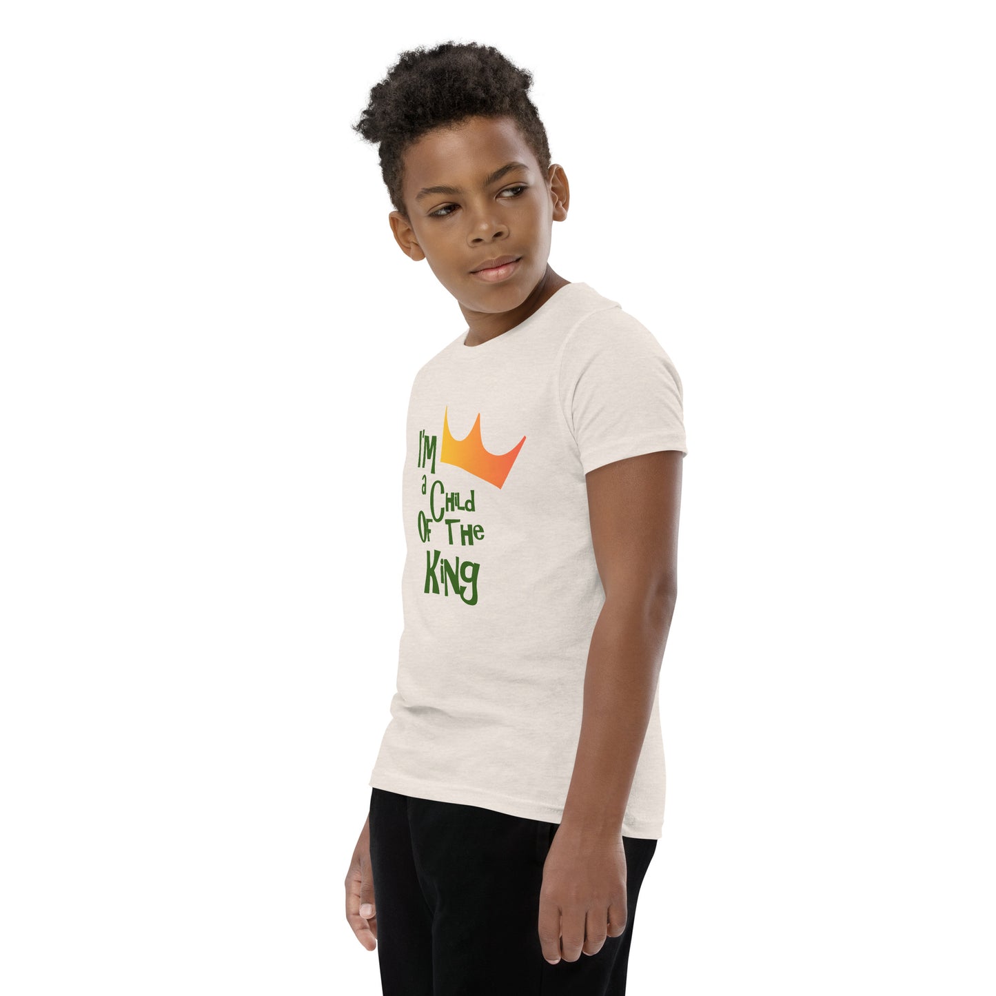 "I’m a child of The King" - Youth Short Sleeve T-Shirt