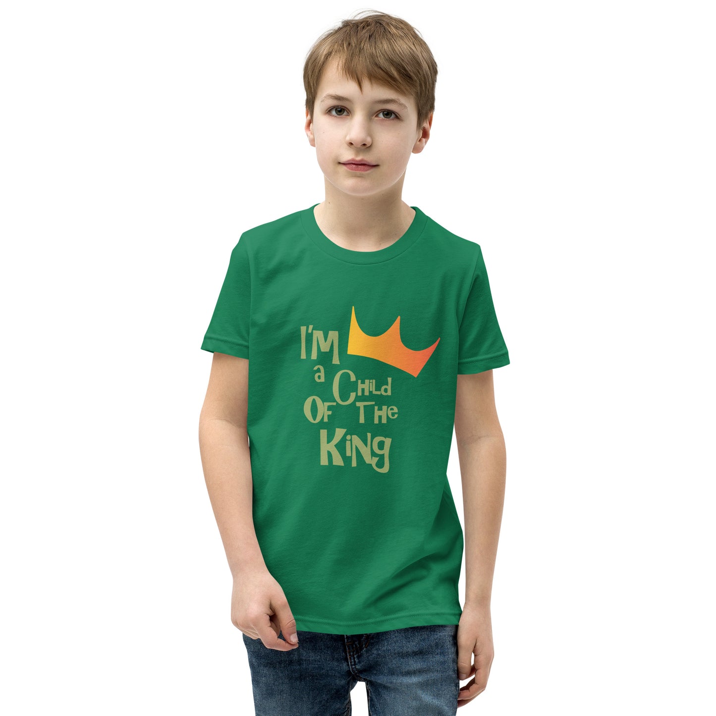 "I’m a child of The King" - Youth Short Sleeve T-Shirt