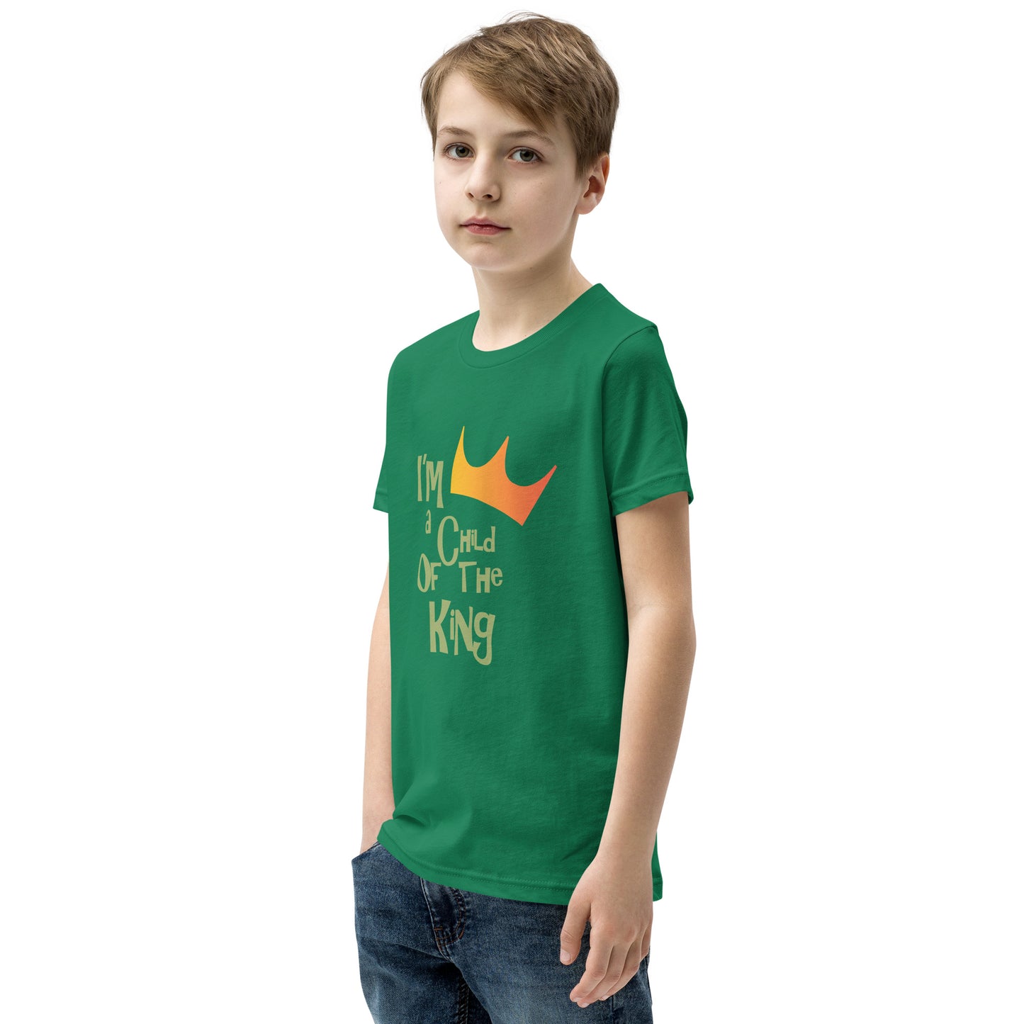 "I’m a child of The King" - Youth Short Sleeve T-Shirt