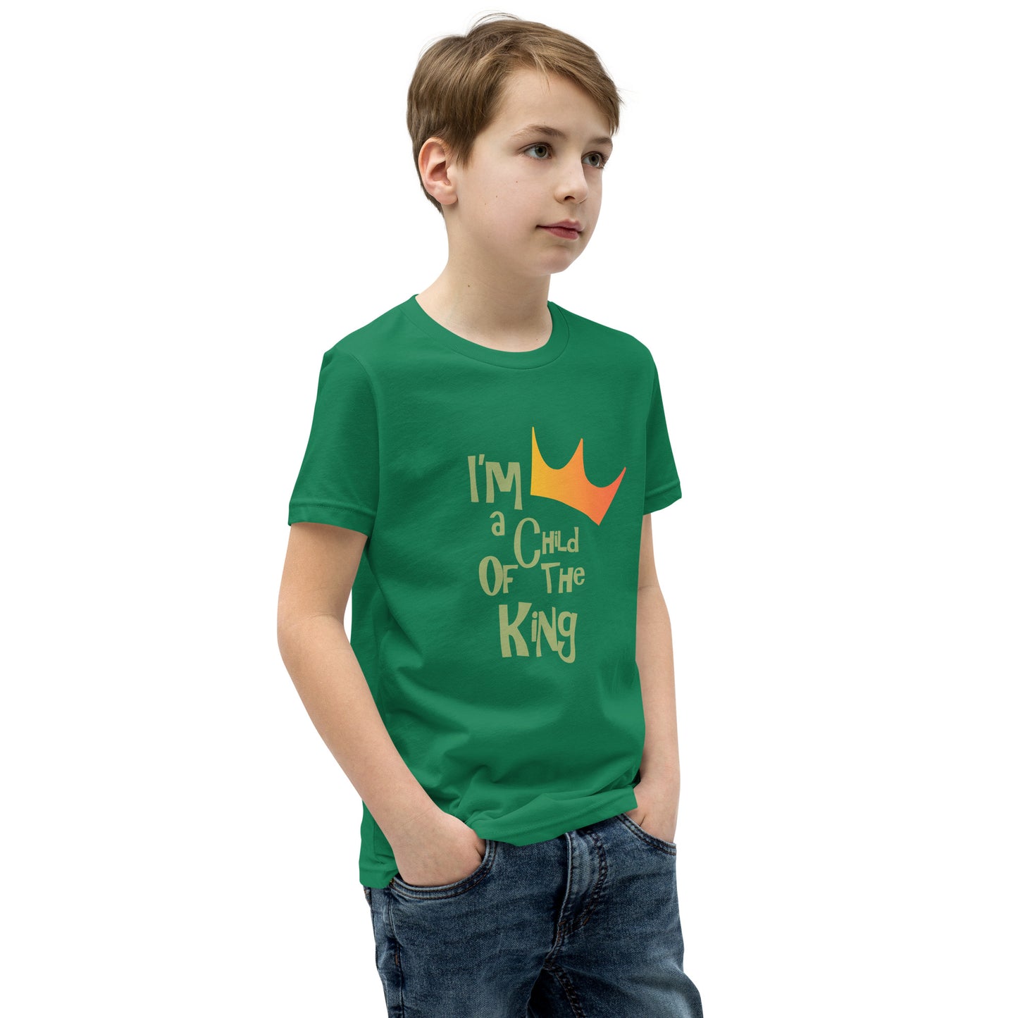 "I’m a child of The King" - Youth Short Sleeve T-Shirt