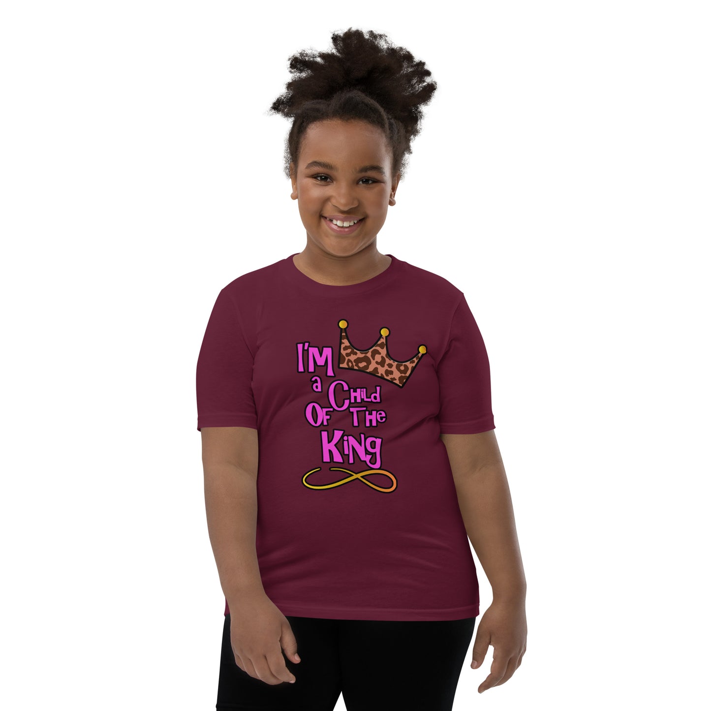 "I’m a child of The King" - Youth Short Sleeve T-Shirt