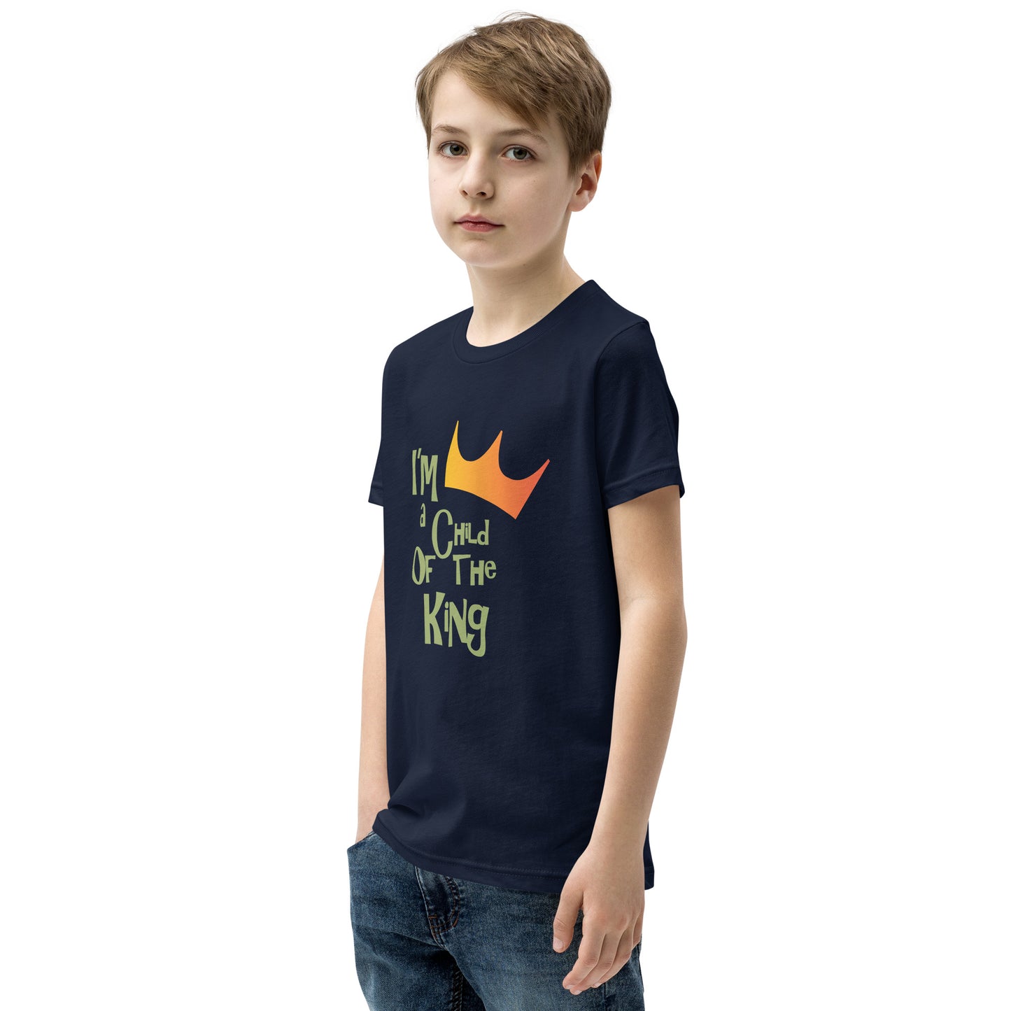 "I’m a child of The King" - Youth Short Sleeve T-Shirt