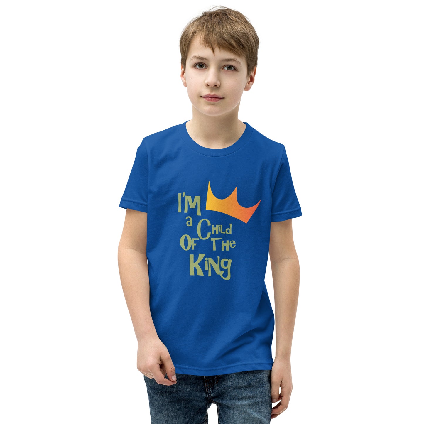 "I’m a child of The King" - Youth Short Sleeve T-Shirt