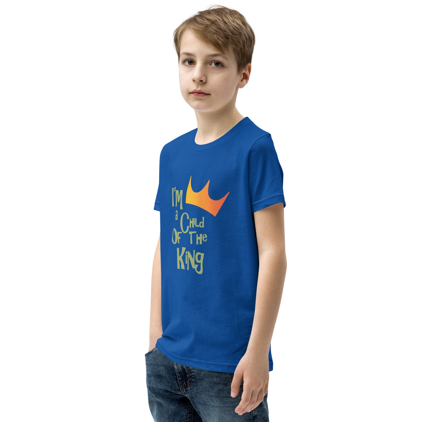 "I’m a child of The King" - Youth Short Sleeve T-Shirt