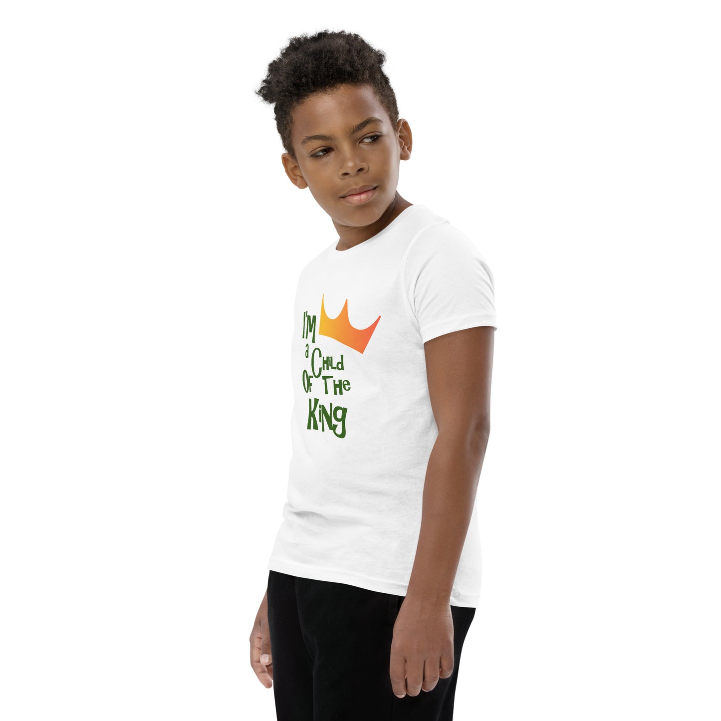 "I’m a child of The King" - Youth Short Sleeve T-Shirt